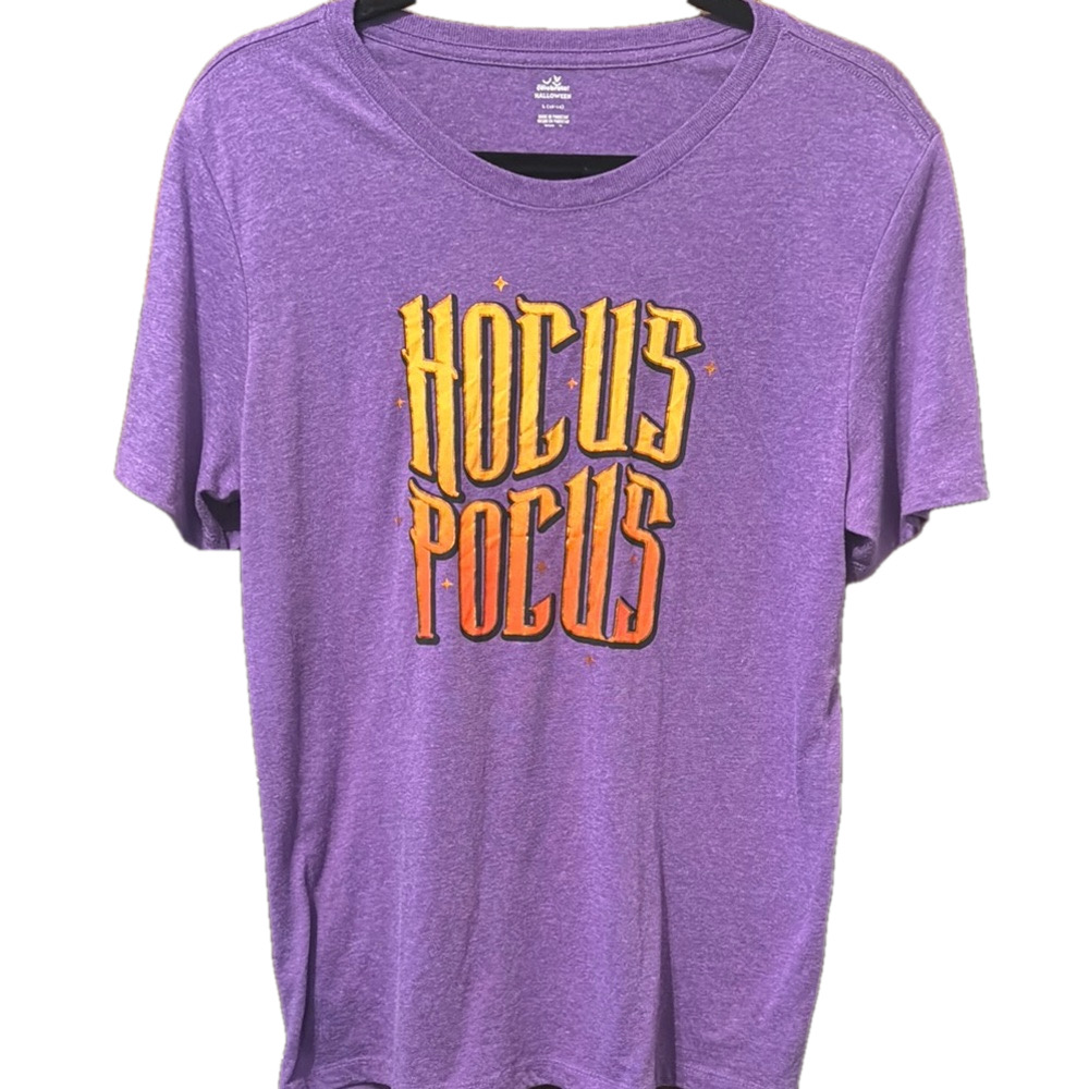 Hocus Pocus Halloween Purple Short Sleeve Tee